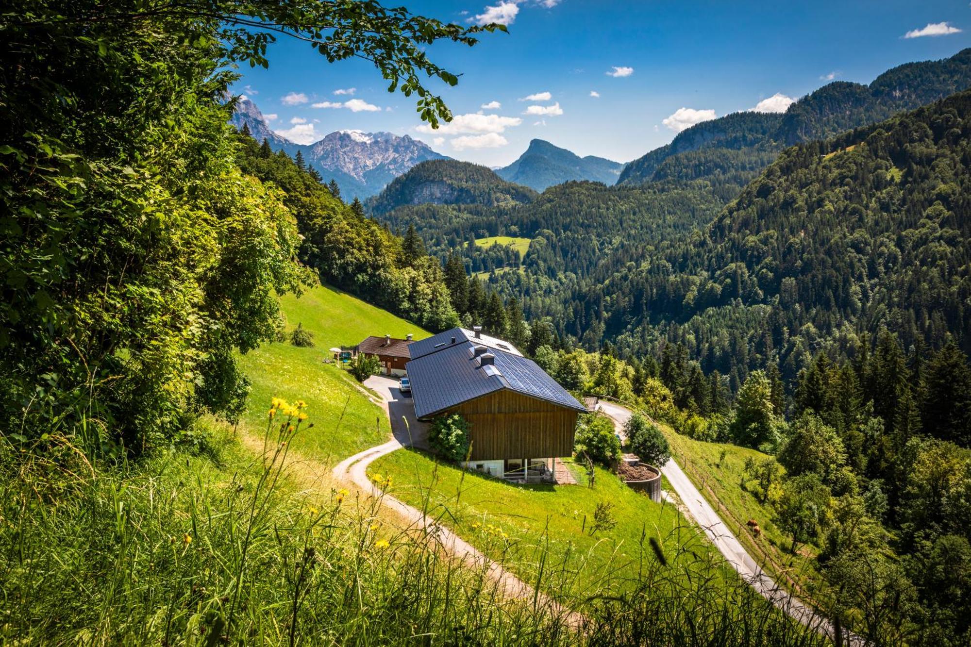 Апартаменты Biobauernhof Schneiderbauer Ункен Экстерьер фото